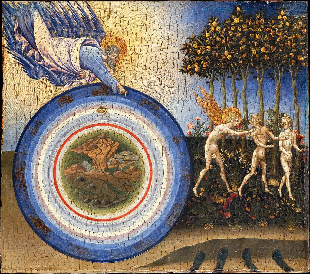 Giovanni_di_Paolo_(Giovanni_di_Paolo_di_Grazia)_(Italian,_Udine_1487–1564_Rome)_-_The_Creation_of_the_World_and_the_Expulsion_from_Paradise_-_Google_Art_Project