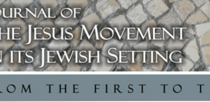 Journal Of The Jesus Movement In Its Jewish Setting