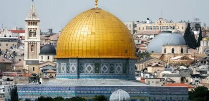Two Sacred Rocks In Jerusalem