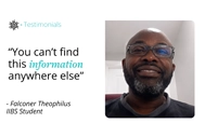 thumbnail for video of student testimonial